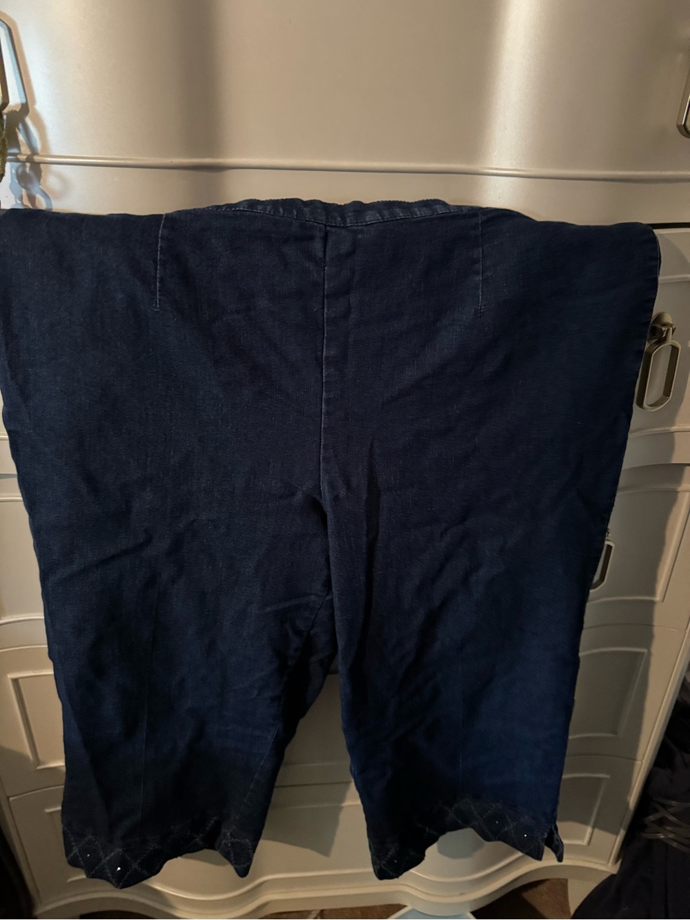 Dark Navy Knee-Length Shorts